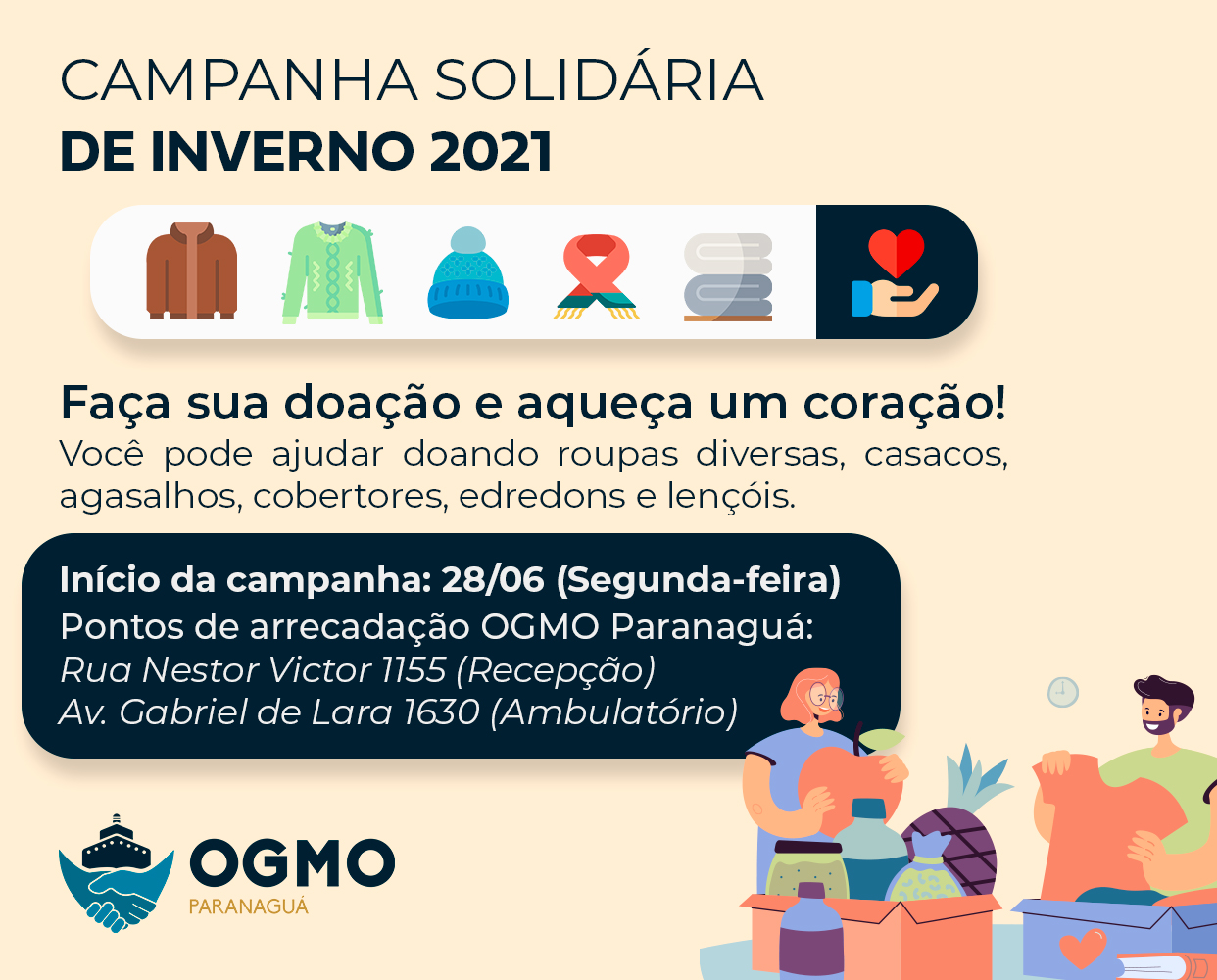 Campanha Solidária de Inverno 2021